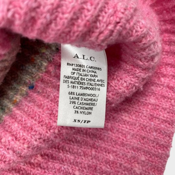 A.L.C. Georgina Colorblock Stripe Wool Cashmere Striped Sweater Women's Size XS - Picture 13 of 13